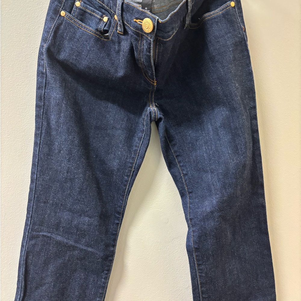 INC International Concepts Dark Blue Straight Leg Jeans